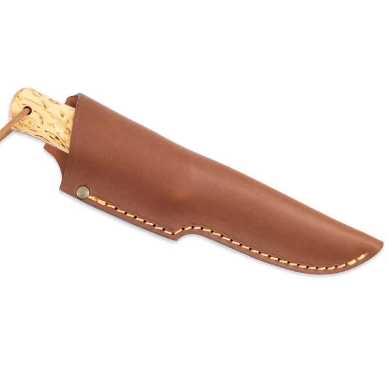 Casstrom Lars Falt Knife Curly Birch Handle Carbon Steel Blade-1